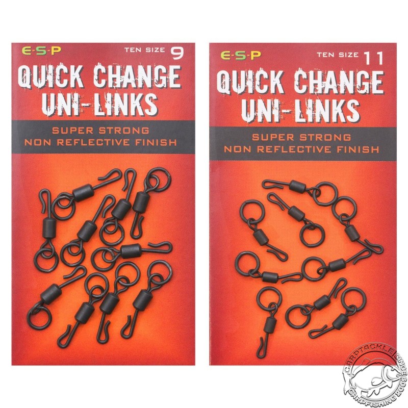 Quick change. Вертлюги с застежкой и кольцом e-s-p нр quick change uni-link №11 - 10шт.. changs uni k black. change uni v.