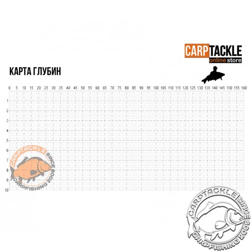 Карта глубин Carptackle Depth Map