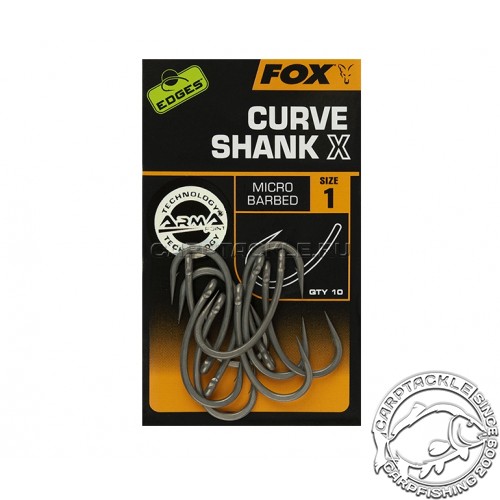Крючки Fox EDGES Curve Shank X