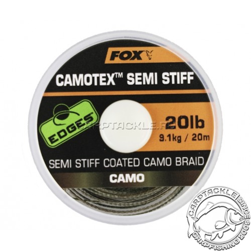 Поводковый материал Fox Camotex Semi Stiff