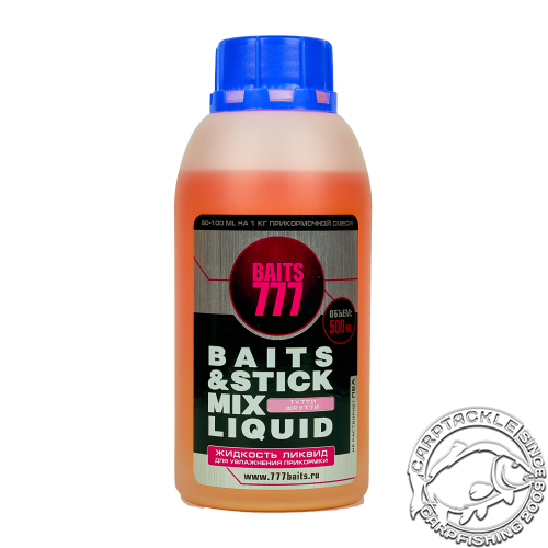 Ликвид 777 Baits Liquid Tutti-Frutti (Тутти-Фрутти) 500ml
