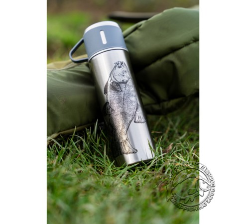 Термос с принтом линя Korum Classic Thermal Flask Tench