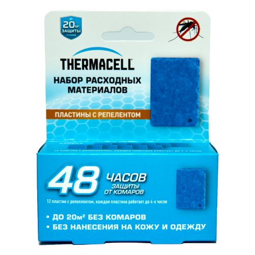 Набор запасной THERMACELL Backpacker Refills (12 пластин)