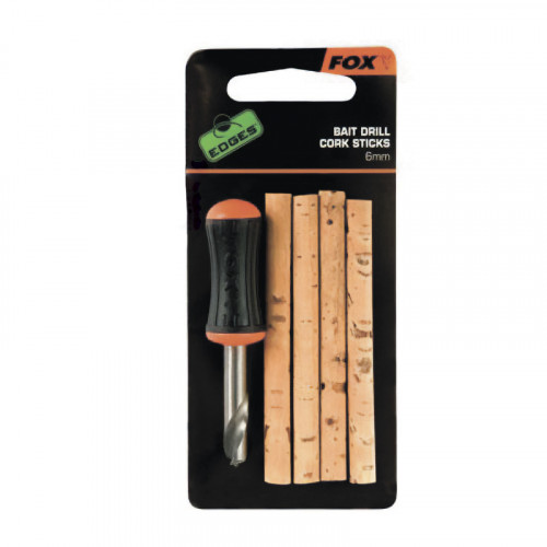 Сверло и пробковые вставки FOX BAIT DRILL & CORK STICKS 6mm