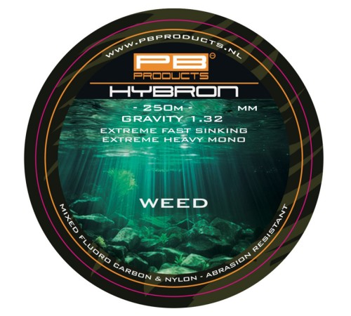 Леска гибрид моно PB PRODUCTS HYBRON Weed 250m