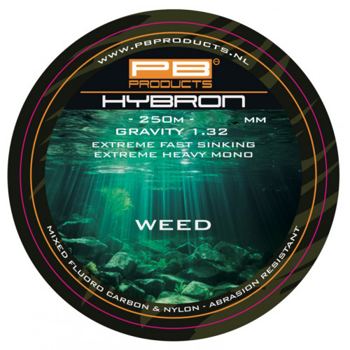 Леска гибрид моно PB PRODUCTS HYBRON Weed 250m