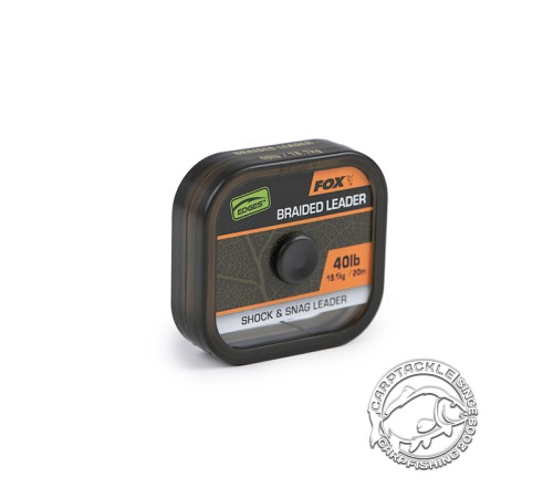 Плетеный шок-лидер Fox EDGES Naturals Braided Leader