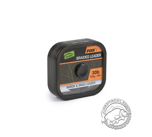 Плетеный шок-лидер Fox EDGES Naturals Braided Leader