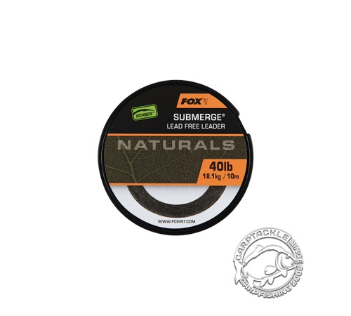 Ледкор без сердечника Fox EDGES Naturals Submerge Leader