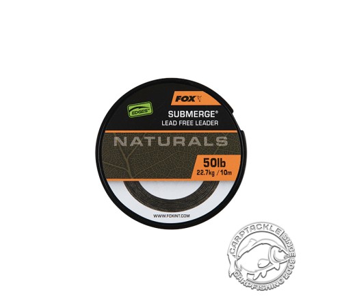 Ледкор без сердечника Fox EDGES Naturals Submerge Leader