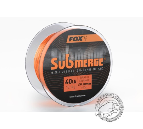 Плетеная леска Fox Submerge High Visual Sinking Braid