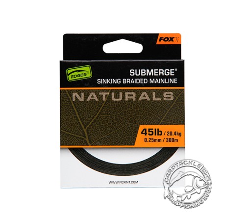 Тонущая плетеная леска Fox EDGES Naturals Submerge Braid
