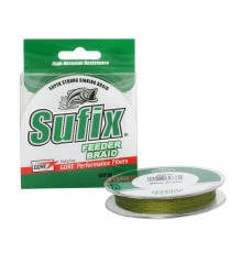 Леска плетеная SUFIX Feeder braid зеленая 100м