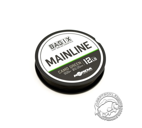 Леска Korda Basix Main Line Camo green