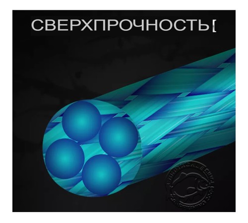 Плетёная леска De-Nova DSTN Х8 Green 0.29mm 19.5kg