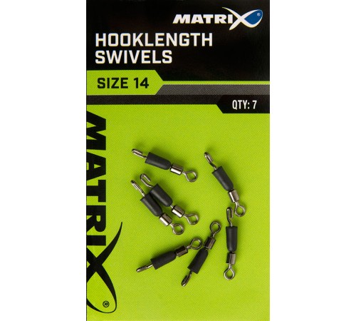 Вертлюги с быстросъемом Matrix Hooklength Swivels