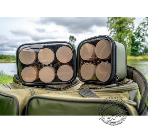 Сумка с банками для насадок из ЭВА Korum Progress EVA Hookbait Pouches