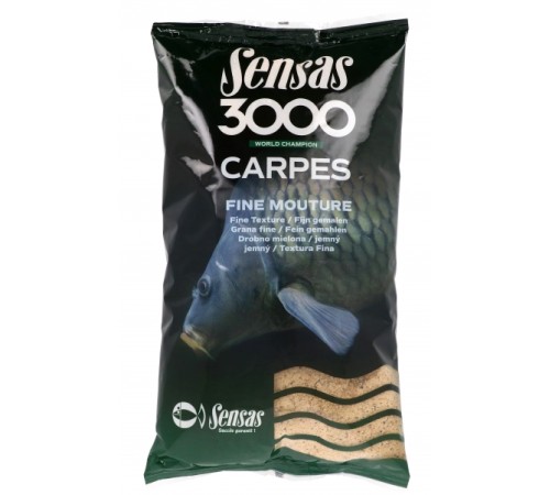 Прикормка Sensas 3000 CARP Fine Mouture