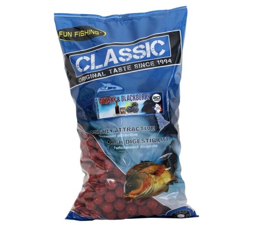 Тонущие бойлы Fun Fishing Classic Whisky & Blackberry 2кг