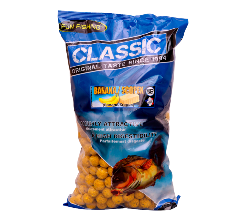 Тонущие бойлы Fun Fishing Classic Banana Scopex