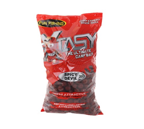 Тонущие бойлы Fun Fishing Extasy Bouillettes Spicy Devil