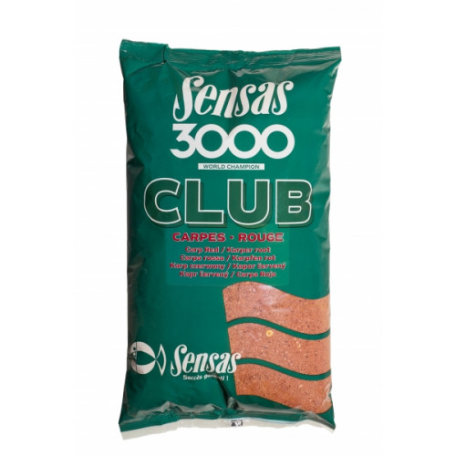 Прикормка Sensas 3000 Club CARP Rouge