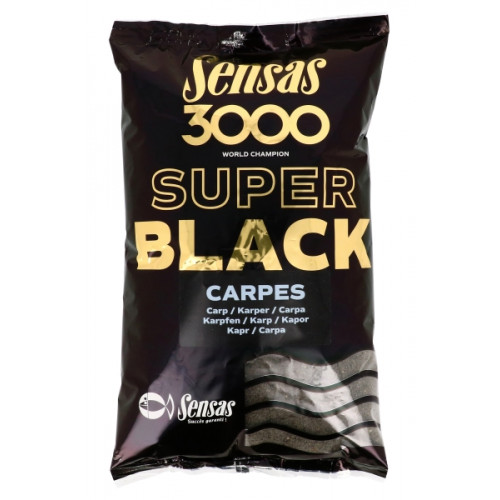 Прикормка Sensas 3000 Super Black Carp