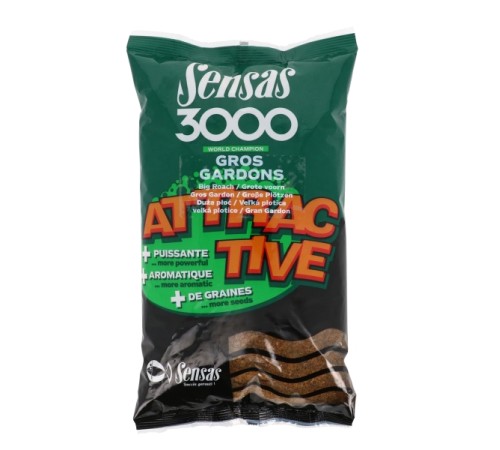 Прикормка Sensas 3000 ATTRACTIVE Gros Gardons