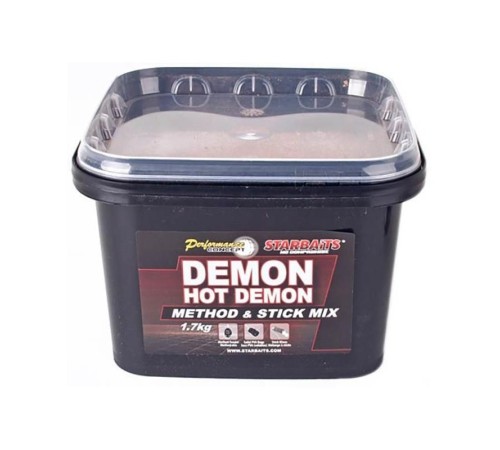 Прикормочная смесь StarBaits Hot Demon Method & Stick Mix 1.7kg