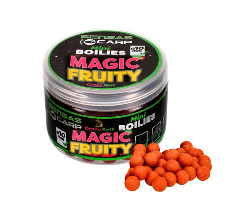 Бойлы тонущие Sensas Crazy Bait Mini Boilies Magic Fruity 10mm