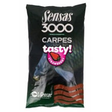 Прикормка Sensas 3000 CARP TASTY Strawberry