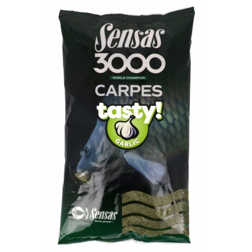 Прикормка Sensas 3000 CARP TASTY Garlic