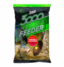 Прикормка Sensas 3000 Method Feeder Tench & Crucian Carp