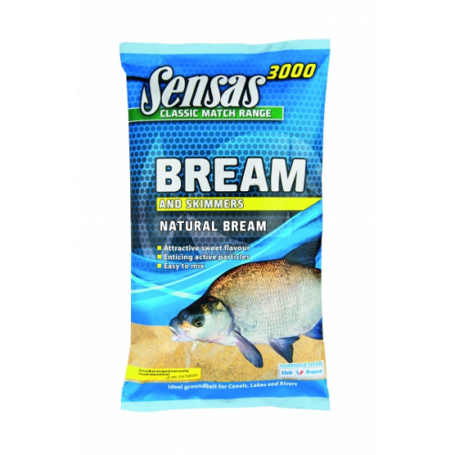 Прикормка Sensas 3000 Natural Bream