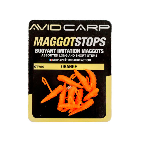 Стопор для бойлов Avid Carp Maggot Stops Orange