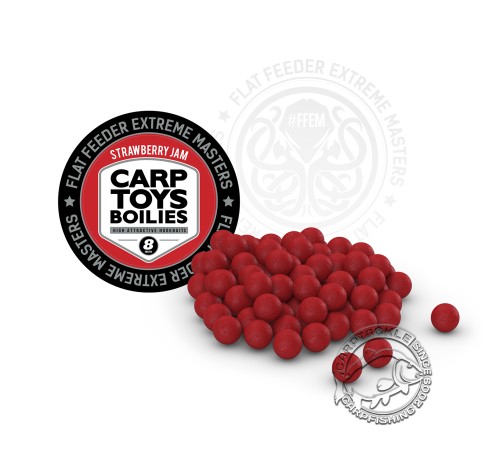 Тонущие бойлы FFEM Hookbaits Boilies Strawberry Jam 8mm