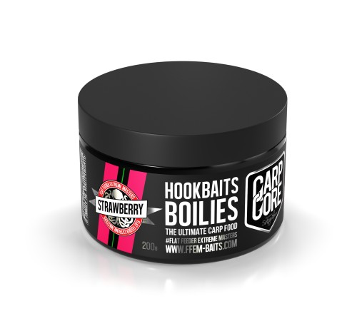 Бойлы насадочные FFEM Hookbaits Boilies Strawberry
