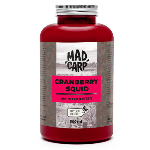 Амино бустер Mad Carp Baits Cranberry Squid 500ml