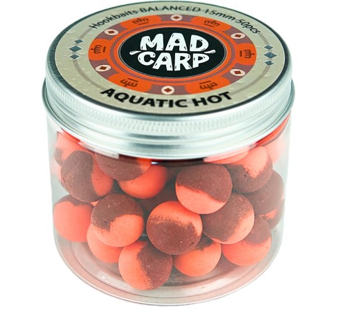 Бойлы насадочные Mad Carp Baits Balanced Aquatic Hot