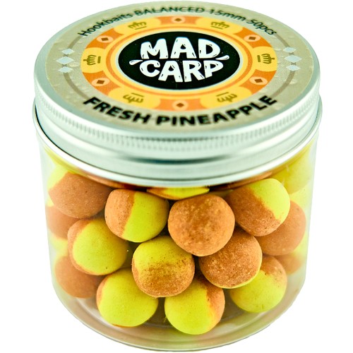 Бойлы насадочные Mad Carp Baits Balanced Fresh Pineapple