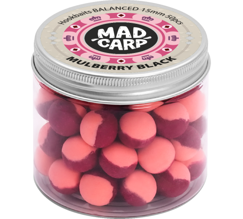 Бойлы насадочные Mad Carp Baits Balanced Mulberry Black