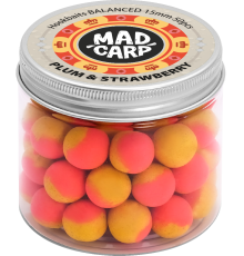 Бойлы насадочные Mad Carp Baits Balanced Plum & Strawberry