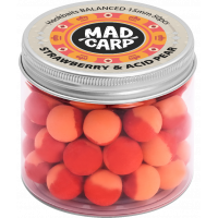 Бойлы насадочные Mad Carp Baits Balanced Strawberry & Acid Pear
