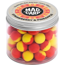 Бойлы насадочные Mad Carp Baits Balanced Strawberry & Pineapple