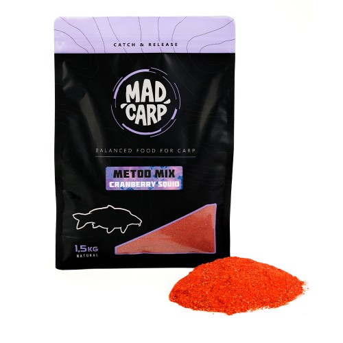 Метод-микс Mad Carp Baits Cranberry Squid 1.5кг