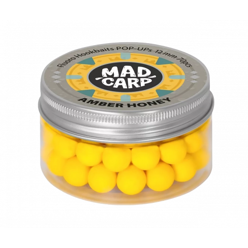 Плавающий бойлы Mad Carp Baits Fluoro POP-UP Amber Honey