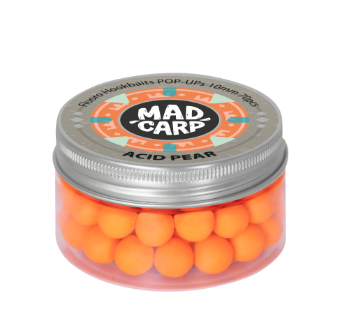 Плавающие бойлы Mad Carp Baits Fluoro POP-UP Acid Pear