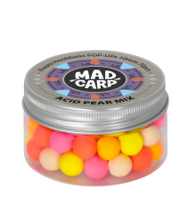 Плавающие бойлы Mad Carp Baits Fluoro POP-UP Acid Pear Color Mix