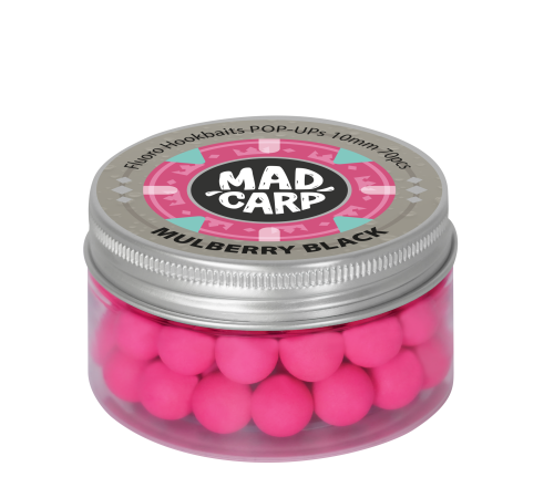 Плавающие бойлы Mad Carp Baits Fluoro POP-UP Mulberry Black