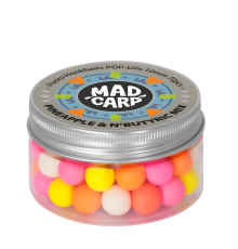 Плавающие бойлы Mad Carp Baits Fluoro POP-UP Piuneapple & N'butyric Color Mix